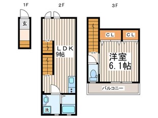 エクセルコート桜台の物件間取画像